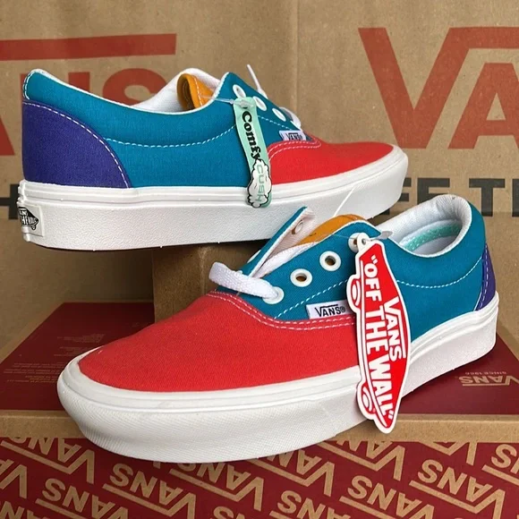 Vans Comfycush Era Multi Block Multi/True White WMNS - Picture 9 of 16